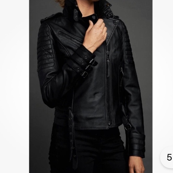 Boda Skins Leather Jacket Kay Michaels In Black